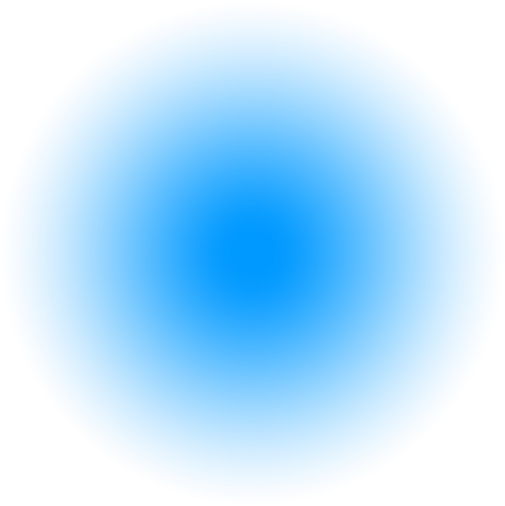 Blue blur circle